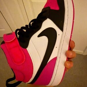 Nike Kids' Pink and Black Sneakers
